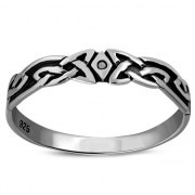 Plain Celtic Knot Band Ring, rp705